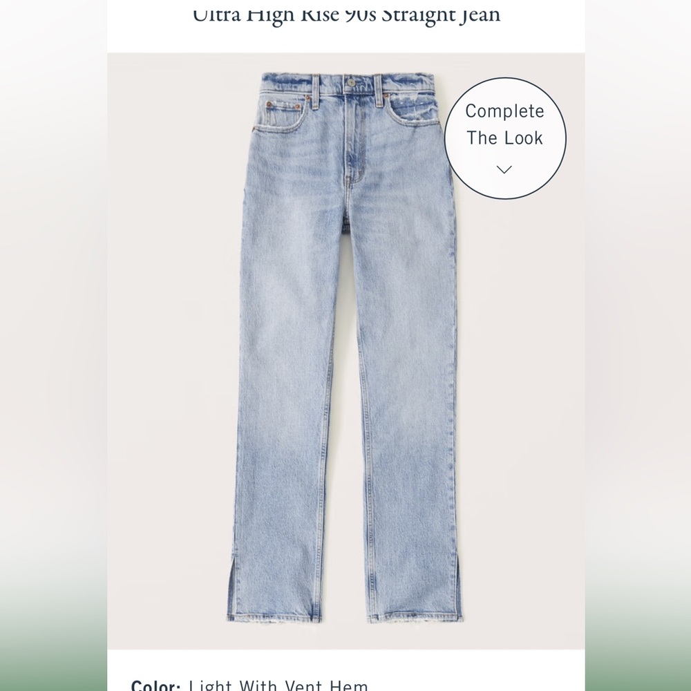 90s straight ultra high rise